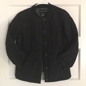 Quilted bomber jacket